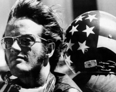 Peter Fonda star of the 1969 classic film Easy Rider appeared at the Cannes